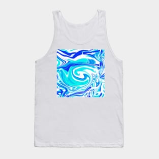 Liquid Marbling Effect Tank Top